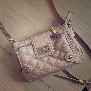 Rose gold purse